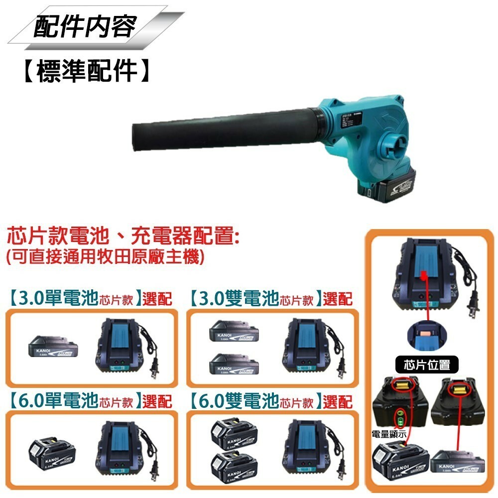 附發票｜SC001鋰電無刷吹吸風機｜ 21V 吹吸兩用 吹葉 鼓風機 通用牧田電池 充電式