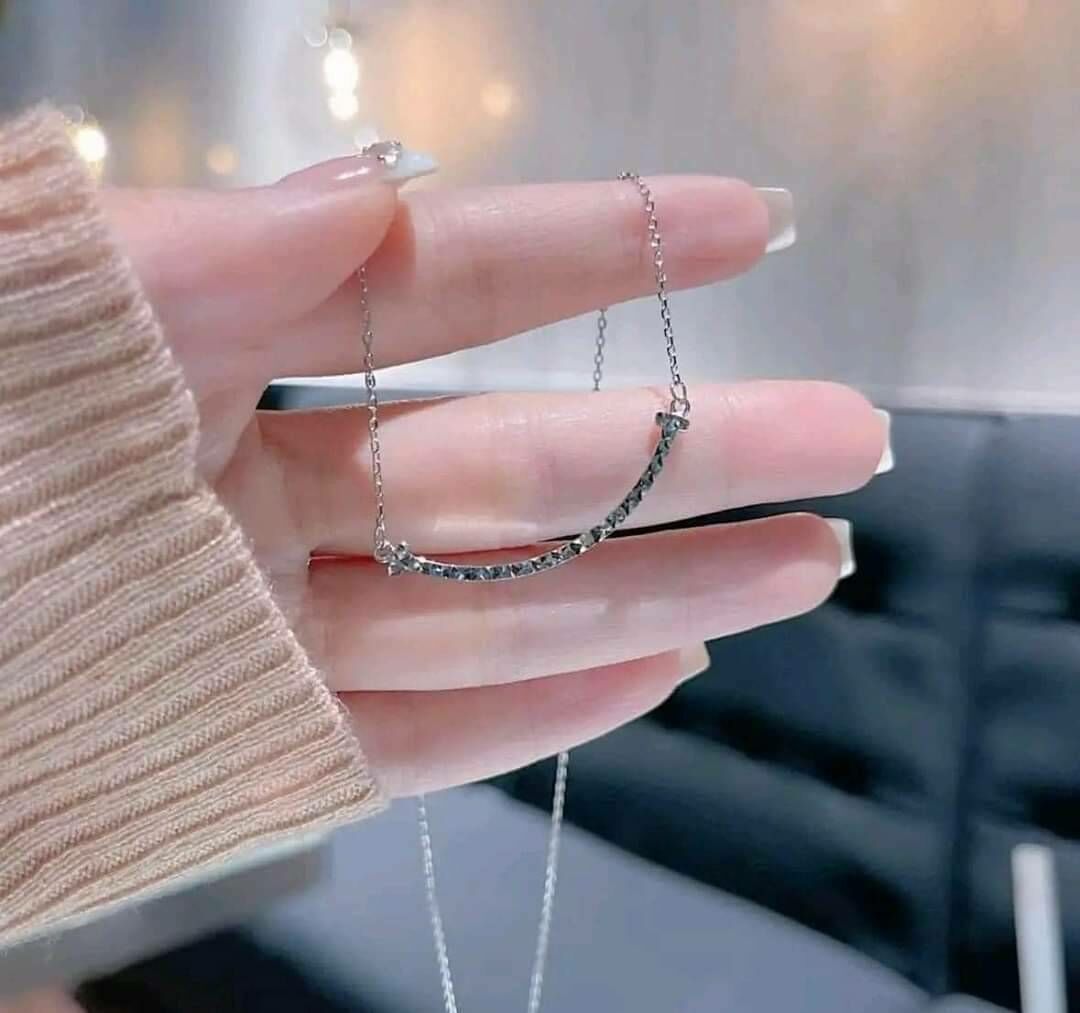 【現貨】Adornia Crystal Curved Bar Necklace 美國限定 弧形 施華洛世奇水晶 項鍊