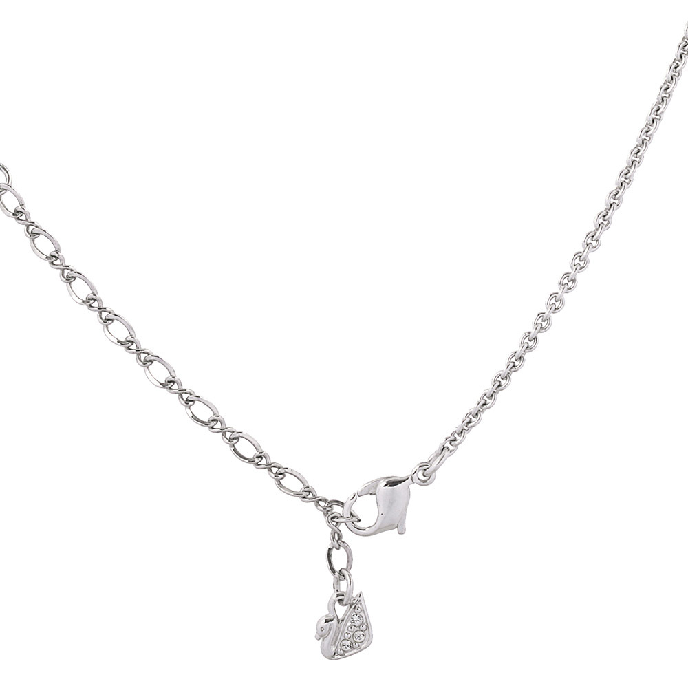 【SWAROVSKI】條狀水晶墜飾項鍊(銀色) 834989 F05