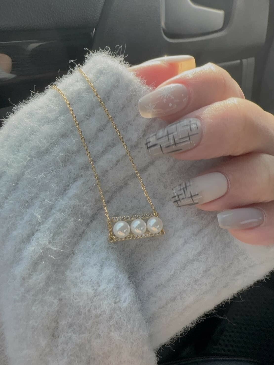 【現貨】Adornia Pearl Bar Pendant Necklace 珍珠條 吊墜 項鍊 金