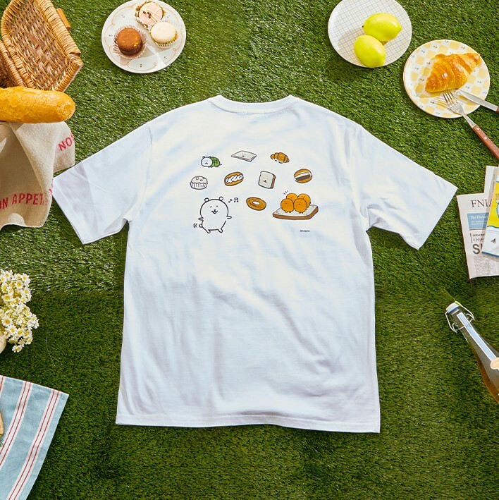 預訂｜SPAO x 白熊 登陸韓國 短袖T-shirt 白色 白熊 & 食物