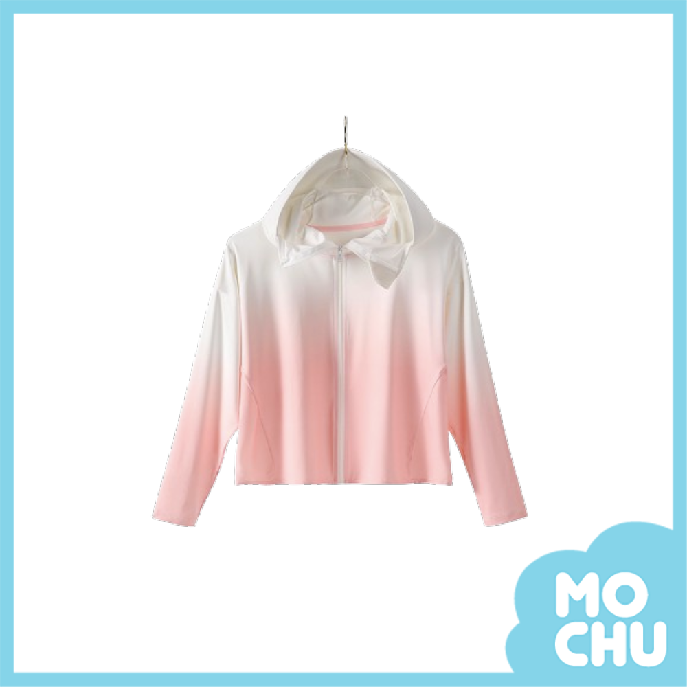 漸層色透氣連帽防曬外套(四色)