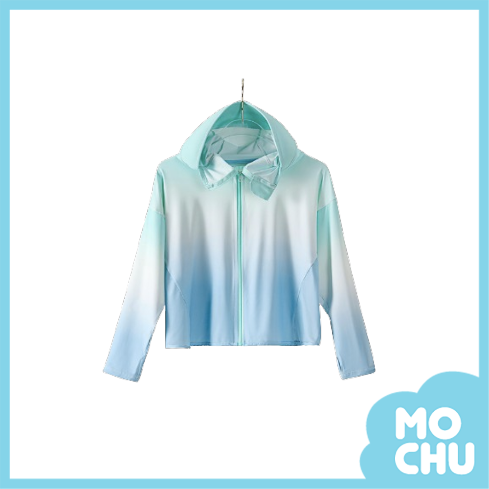 漸層色透氣連帽防曬外套(四色)
