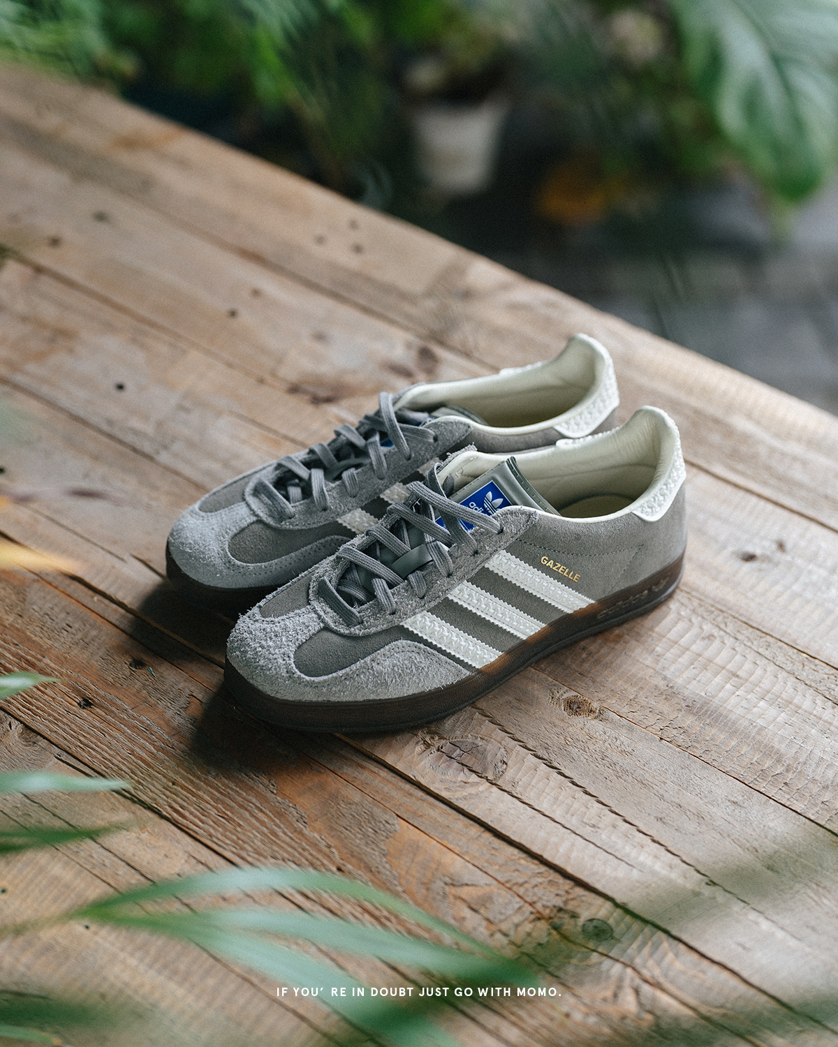 Adidas Originals Gazelle 麂皮復古鞋 鐵灰 IF1807