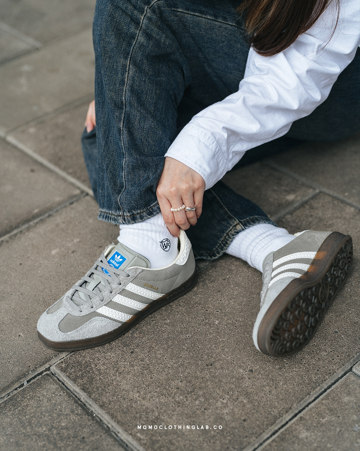 Adidas Originals Gazelle 麂皮復古鞋 鐵灰 IF1807