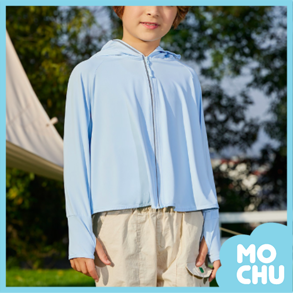 素面UPF50連帽防曬外套(四色)