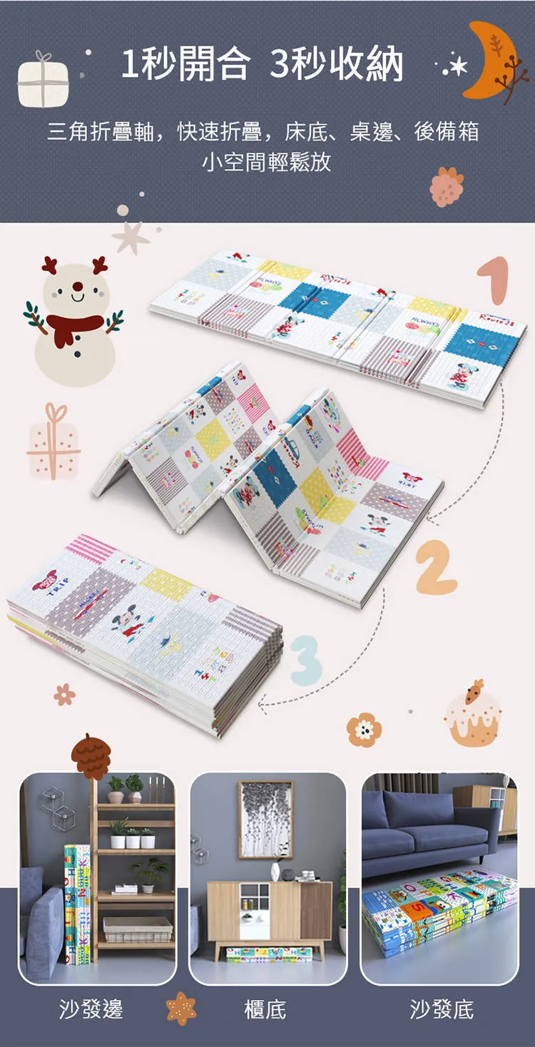 加拿大 Bonne Nuit 折疊野餐墊