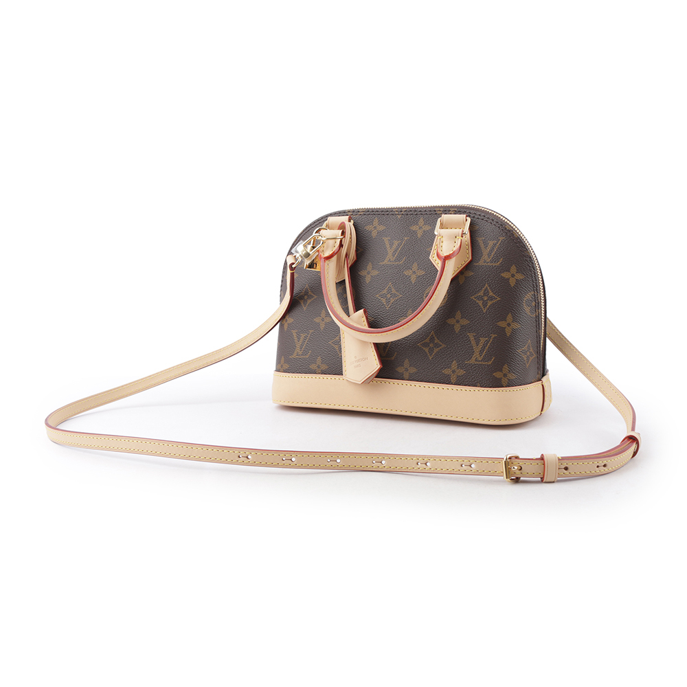 【Louis Vuitton / LV】Monogram Alma BB手提/斜背包 M46990