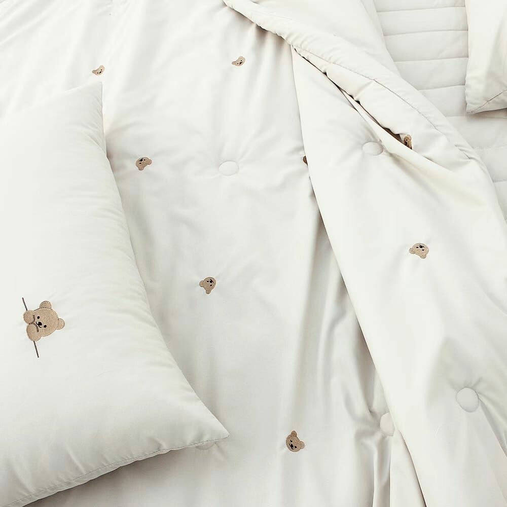 KQ2512 刺繡小熊頭像