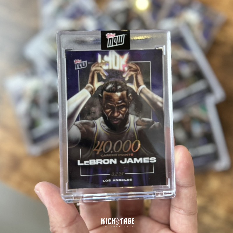 [西門實體門市現貨] Chuck Styles x Topps Now LeBron James 40000 詹皇四萬分 紀念卡 湖人 小皇帝 【TOPPSLJ40K】含卡殼 LBJ