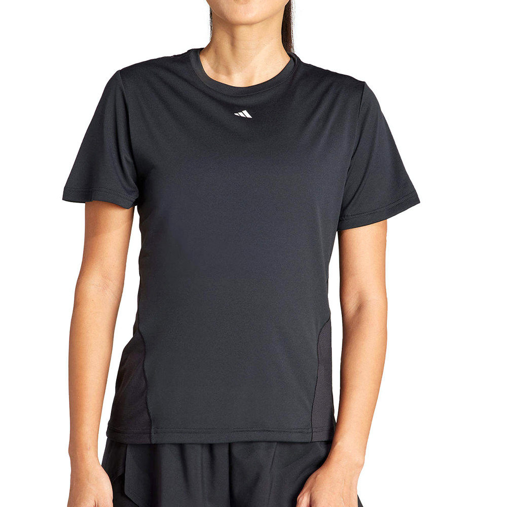Adidas WTR D4T 女款 黑色 柔軟 彈性 吸濕排汗 上衣 訓練 運動 休閒 短袖 IQ2654