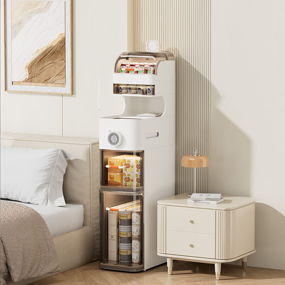 【AOTTO】多功能18面寬附輪夾縫收納櫃(AC-204)