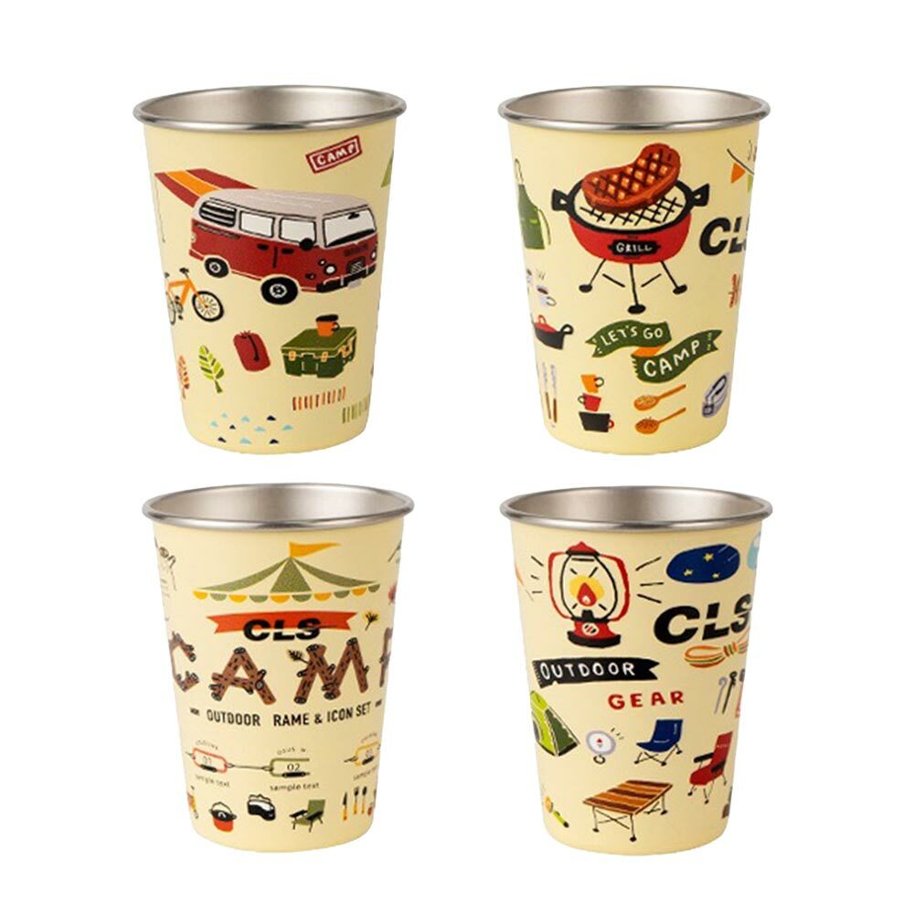 CLS 304不鏽鋼四色杯 藝術家版