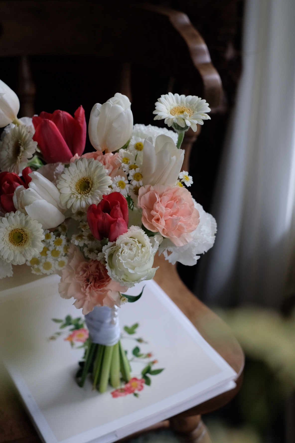 草莓蛋糕｜鬱金香捧花（不挑色）