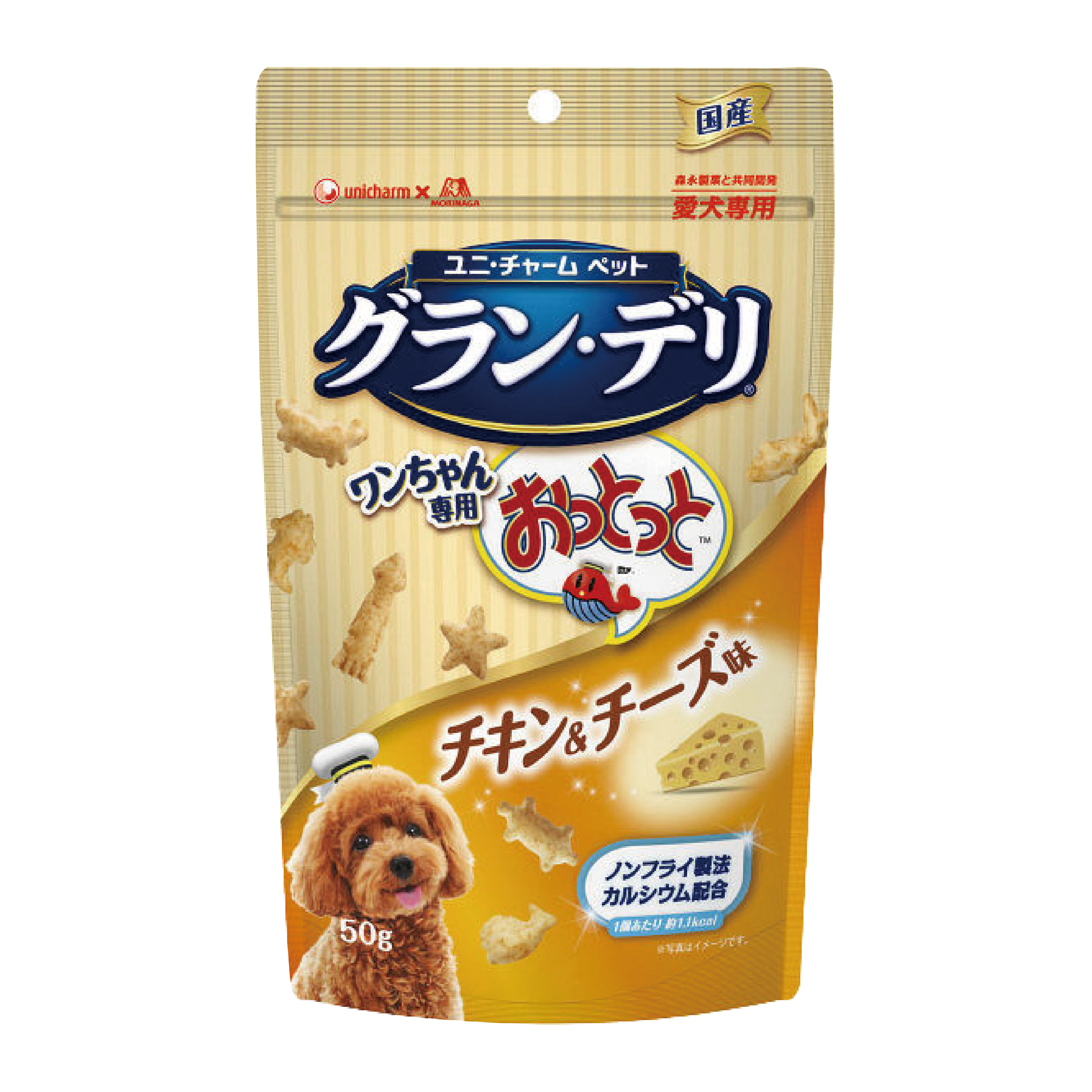 Unicharm｜香脆雞肉&芝士魚仔餅 50g (UIC-3514)