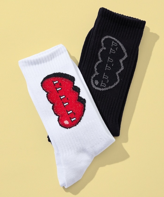 🇯🇵 Kurt Wu X FREAK'S STORE Triple Love 襪子 長襪 兩入 愛心 台灣插畫家 / 預購