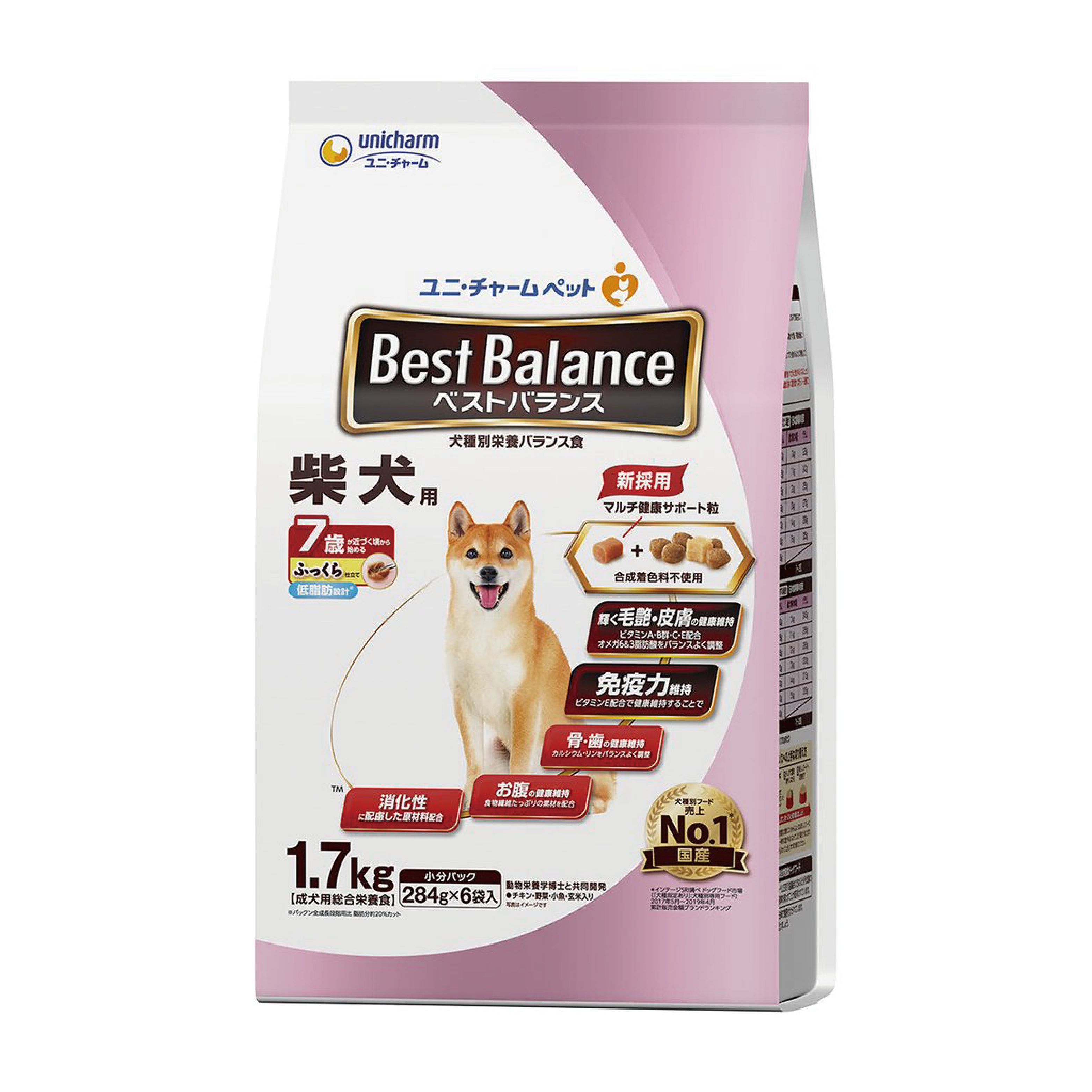 Unichram 柴犬專屬 - 老犬/低脂配方(7歳以上) 1.7KG (UIC-2647)