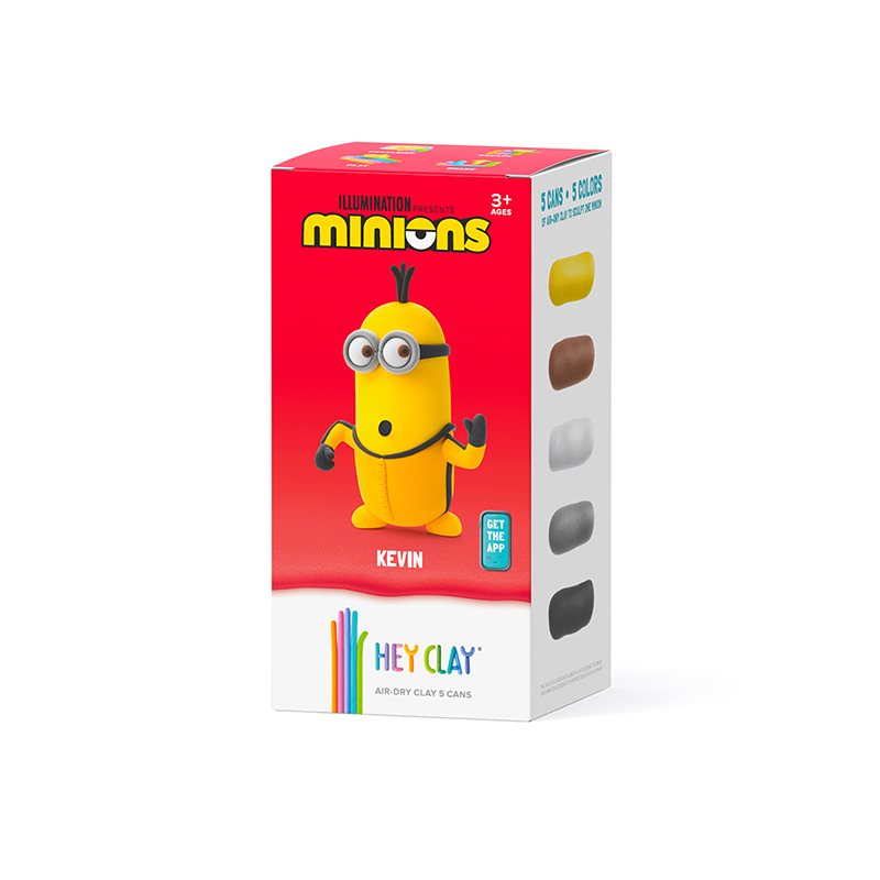 Hey Clay 智塑輕黏土-小小兵聯名-凱文(6件組)