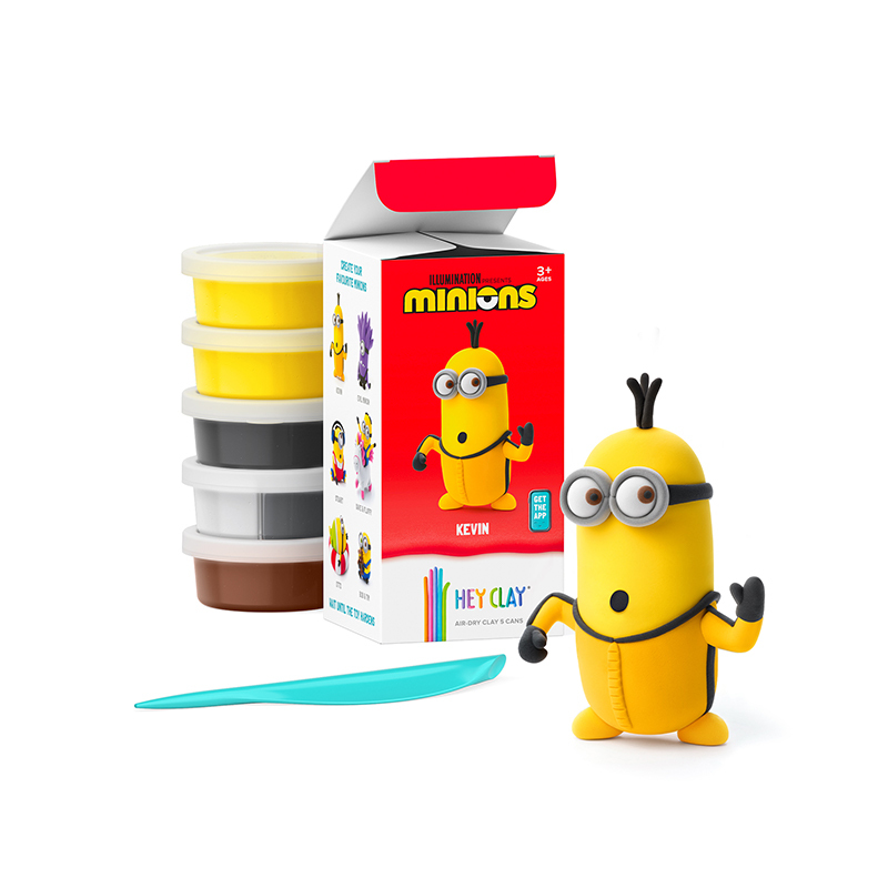 Hey Clay 智塑輕黏土-小小兵聯名-凱文(6件組)
