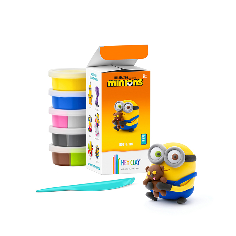 Hey Clay 智塑輕黏土-小小兵聯名-蘿蔔(6件組)