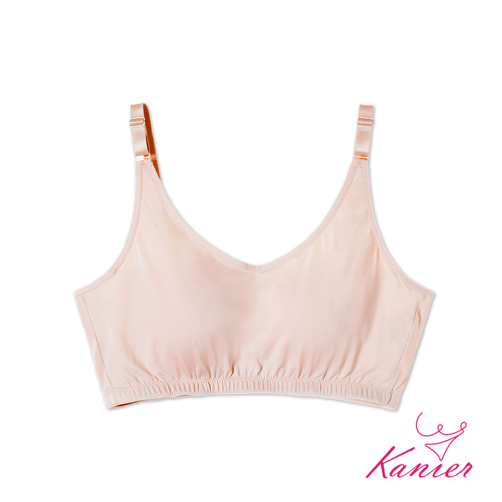 【Kanier卡妮兒】沁涼盛夏  涼感石墨烯無鋼圈背心式內衣【5027裸感膚 S / M / L / XL / 2XL(Q)】