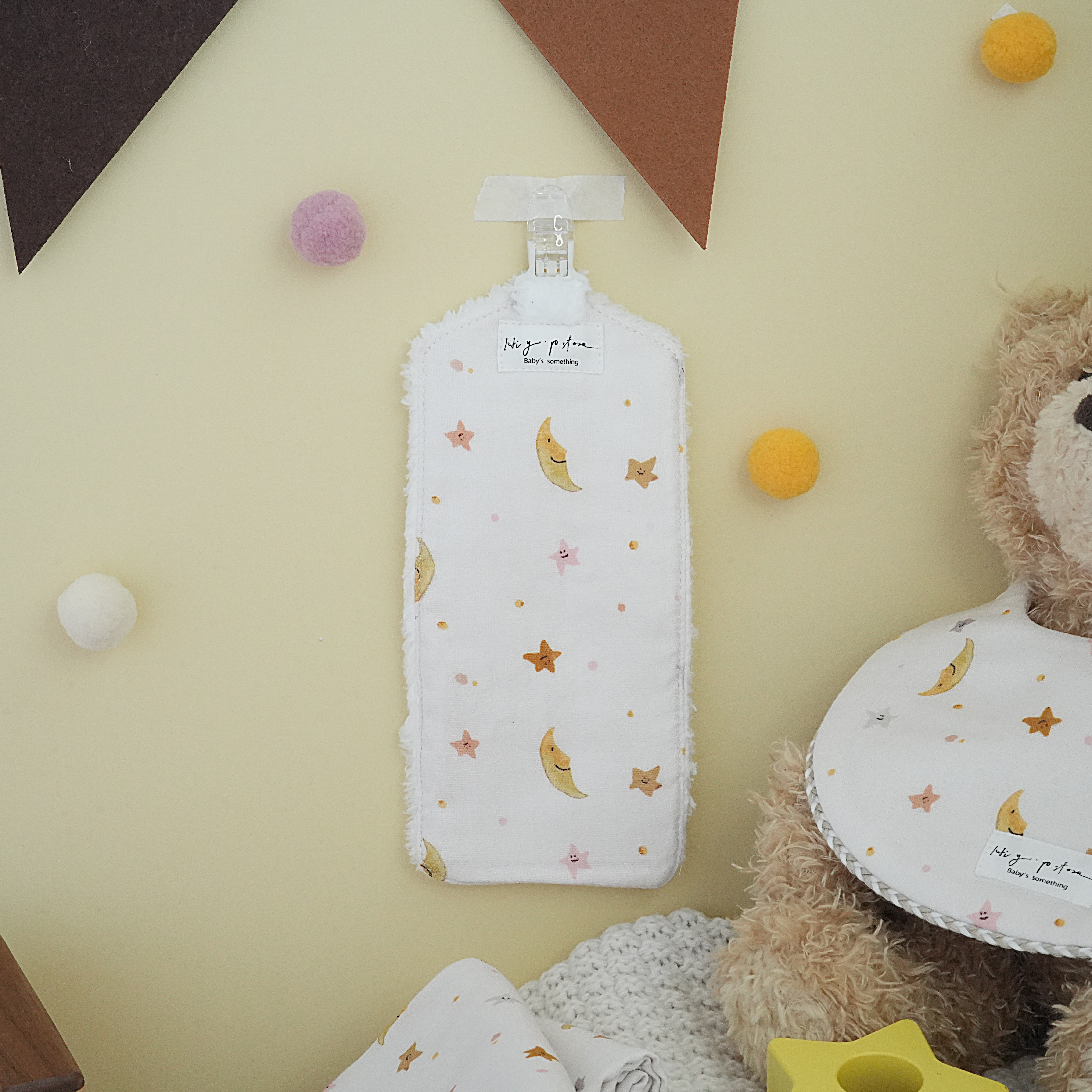 Hi Y.P store-手作手帕夾-獨家設計-月光星海