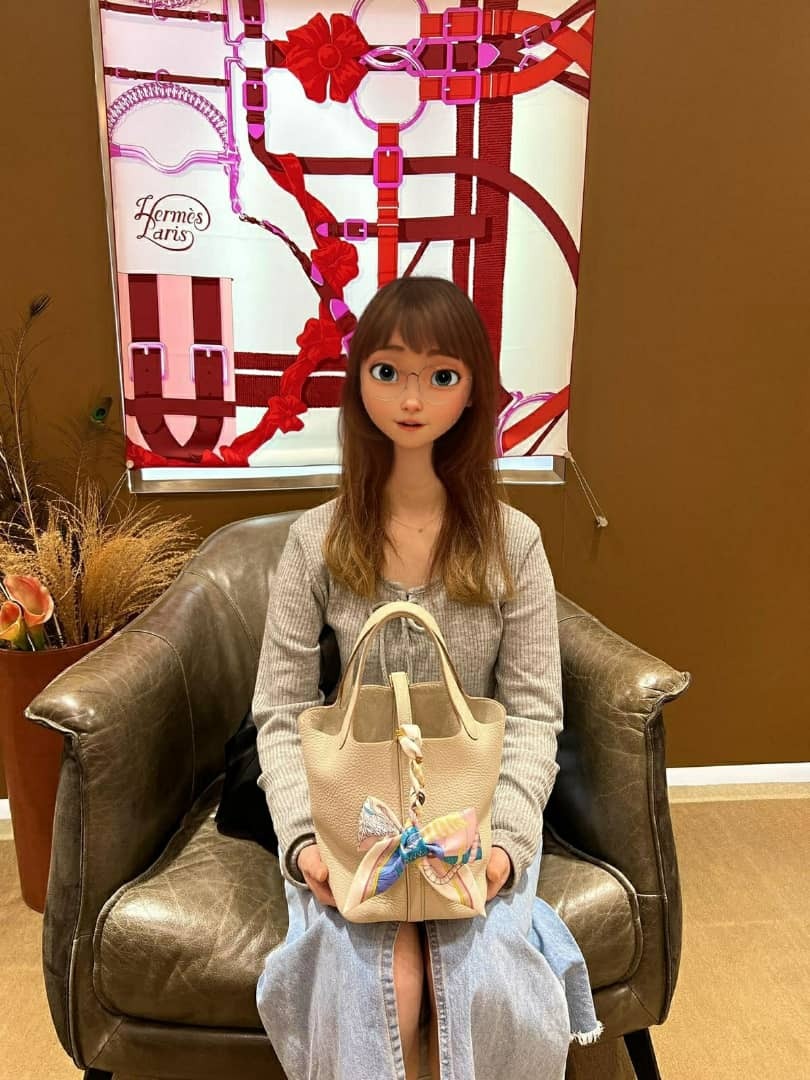 【 感謝支持 】爽快靚靚來pick up P18 冰川白🎉 配埋twilly 🎉  靚靚見到呢個搭配效果非常滿意👍 多謝你嘅支持與信任🫶💪