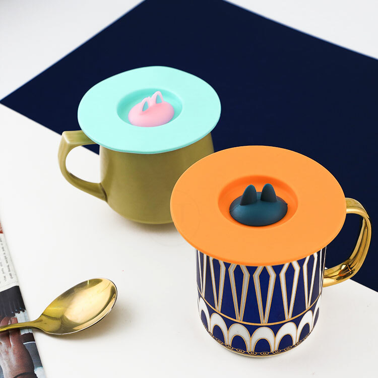 貓耳朵矽膠杯蓋【BD017】