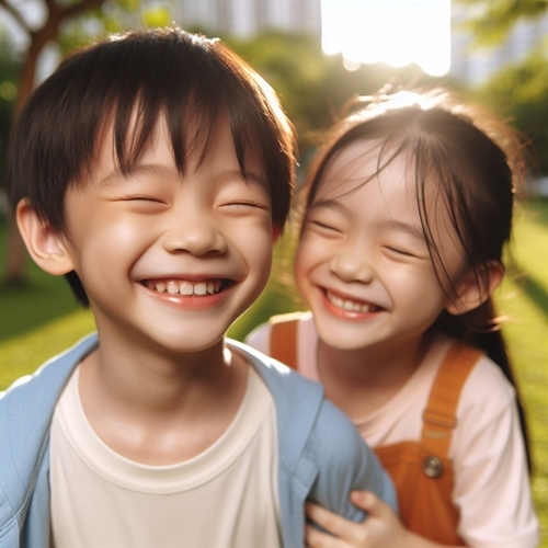 小孩大笑比較沒有壓力焦慮降低尿床機率