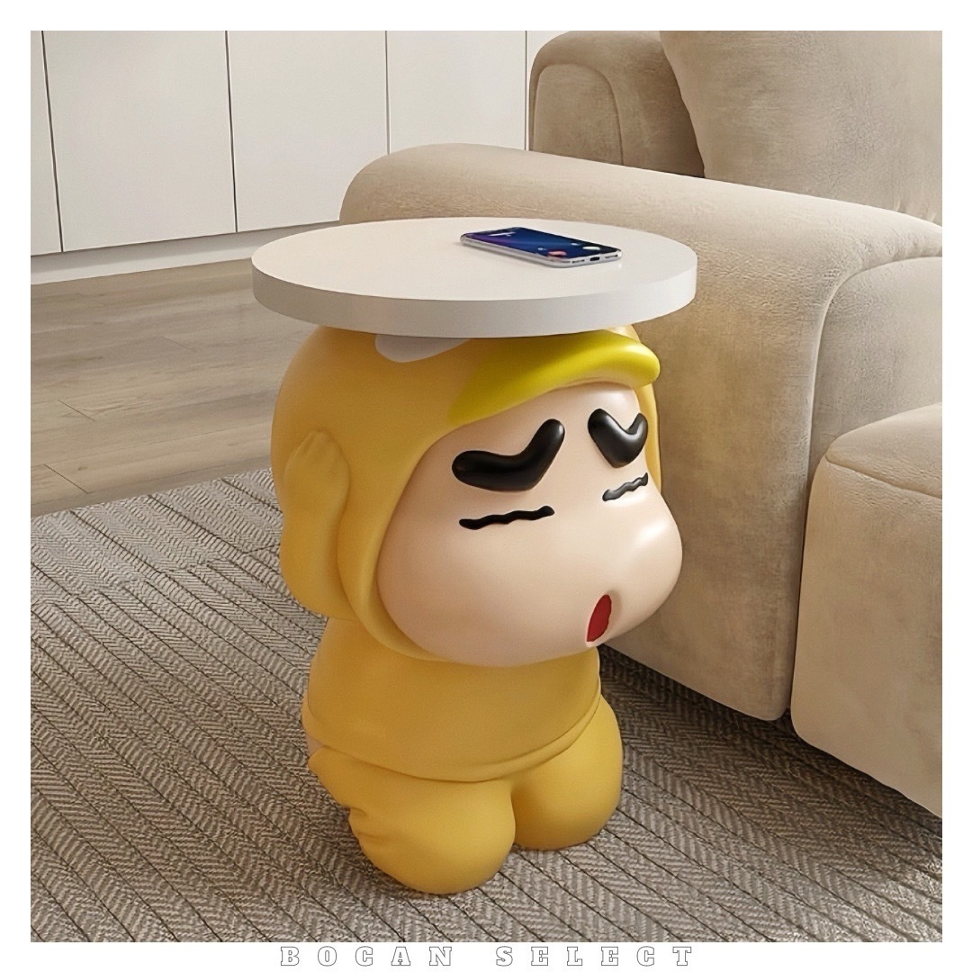 蠟筆小新 COS 可達鴨 小桌子 置物桌 擺飾桌 客廳桌