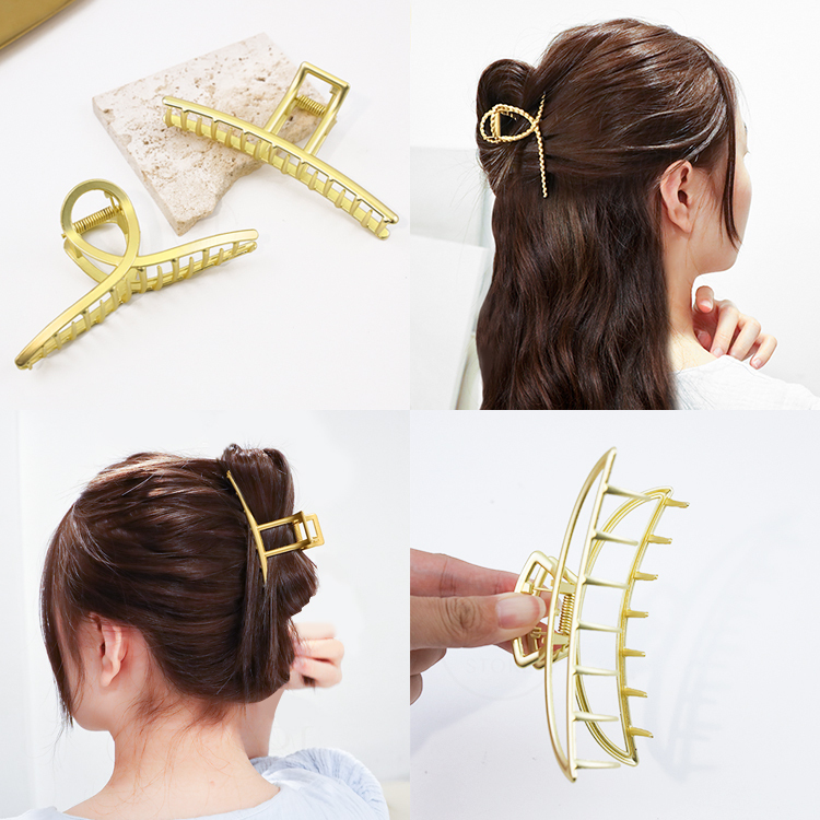 磨砂金屬鯊魚夾 系列【AY017】