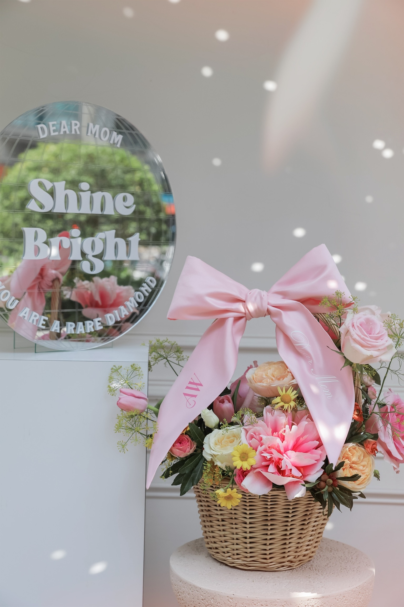 Shine within little garden