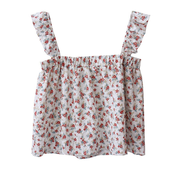 Hot selling small floral vest [red floral] [one size fits all]