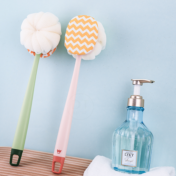 W長柄雙面沐浴刷【AT023】