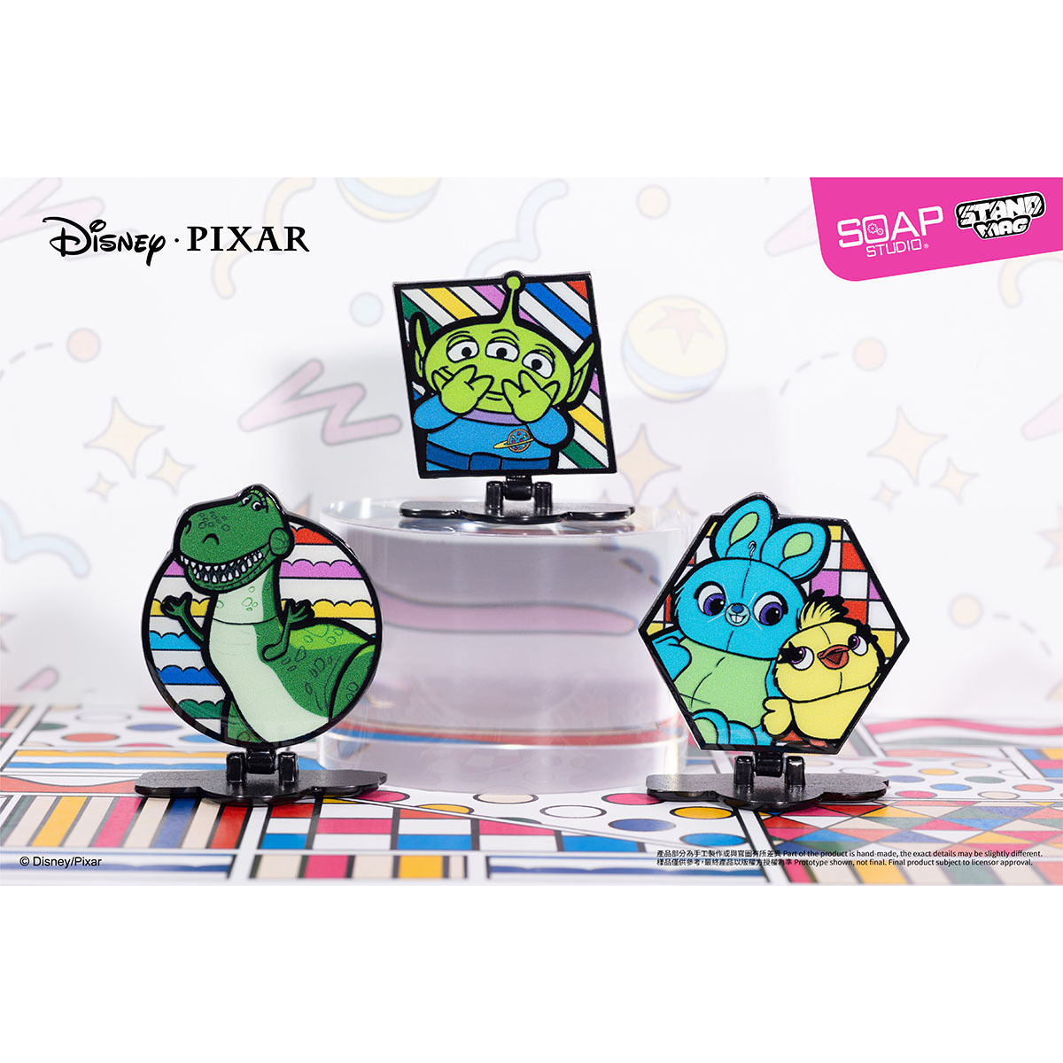 迪士尼彼思款磁貼徽章座