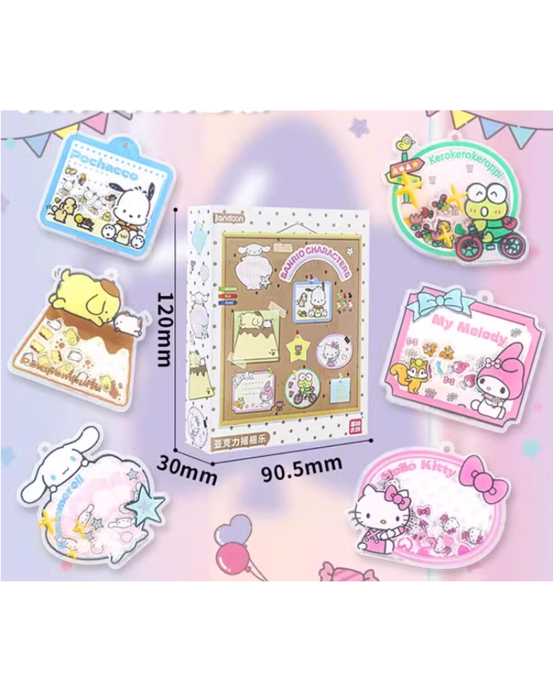 Sanrio Characters 便簽系列亞加力搖搖樂掛飾盲抽