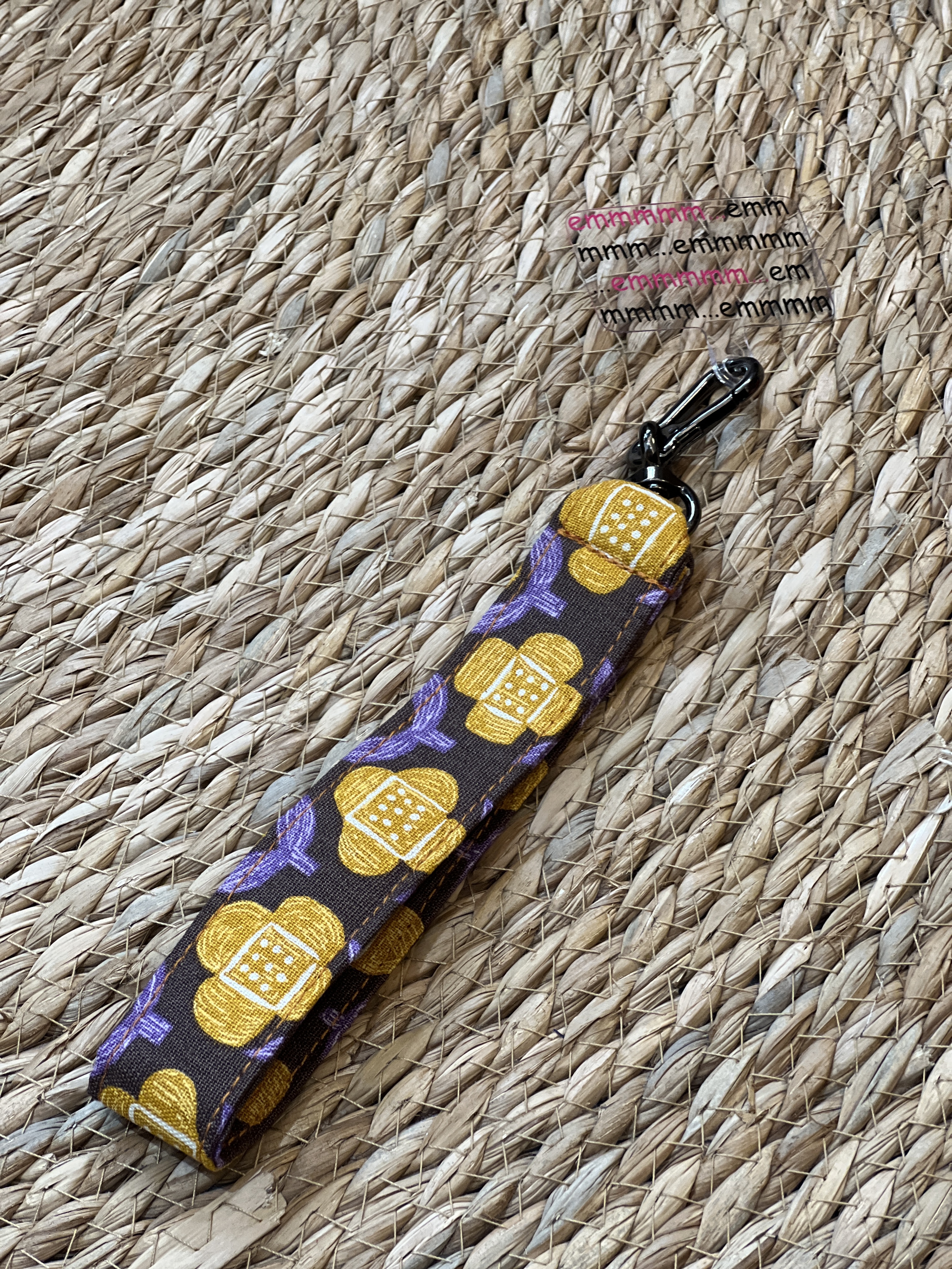 Phone Charm 手機手帶 | Japan fabric | 小黃花