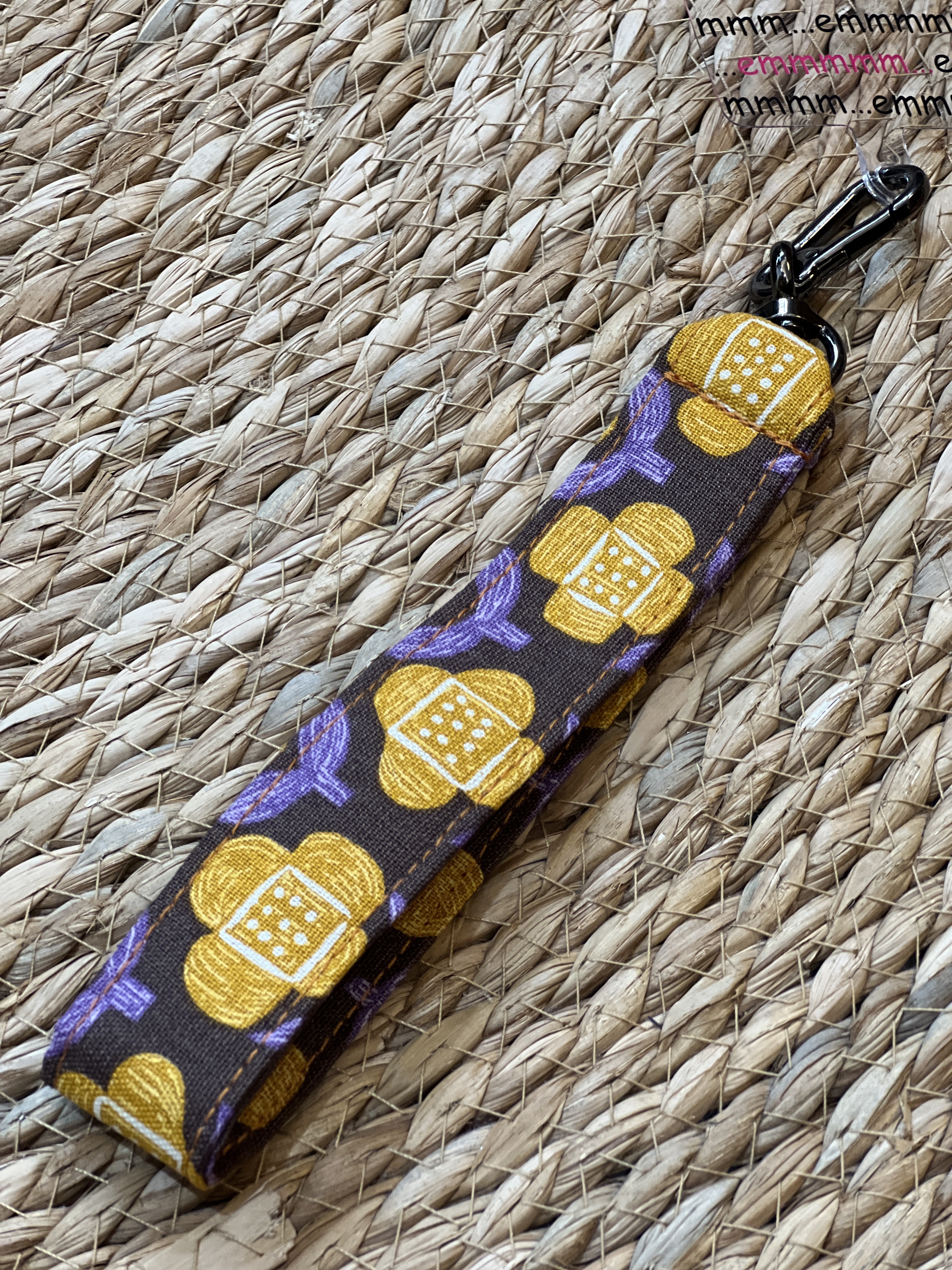 Phone Charm 手機手帶 | Japan fabric | 小黃花