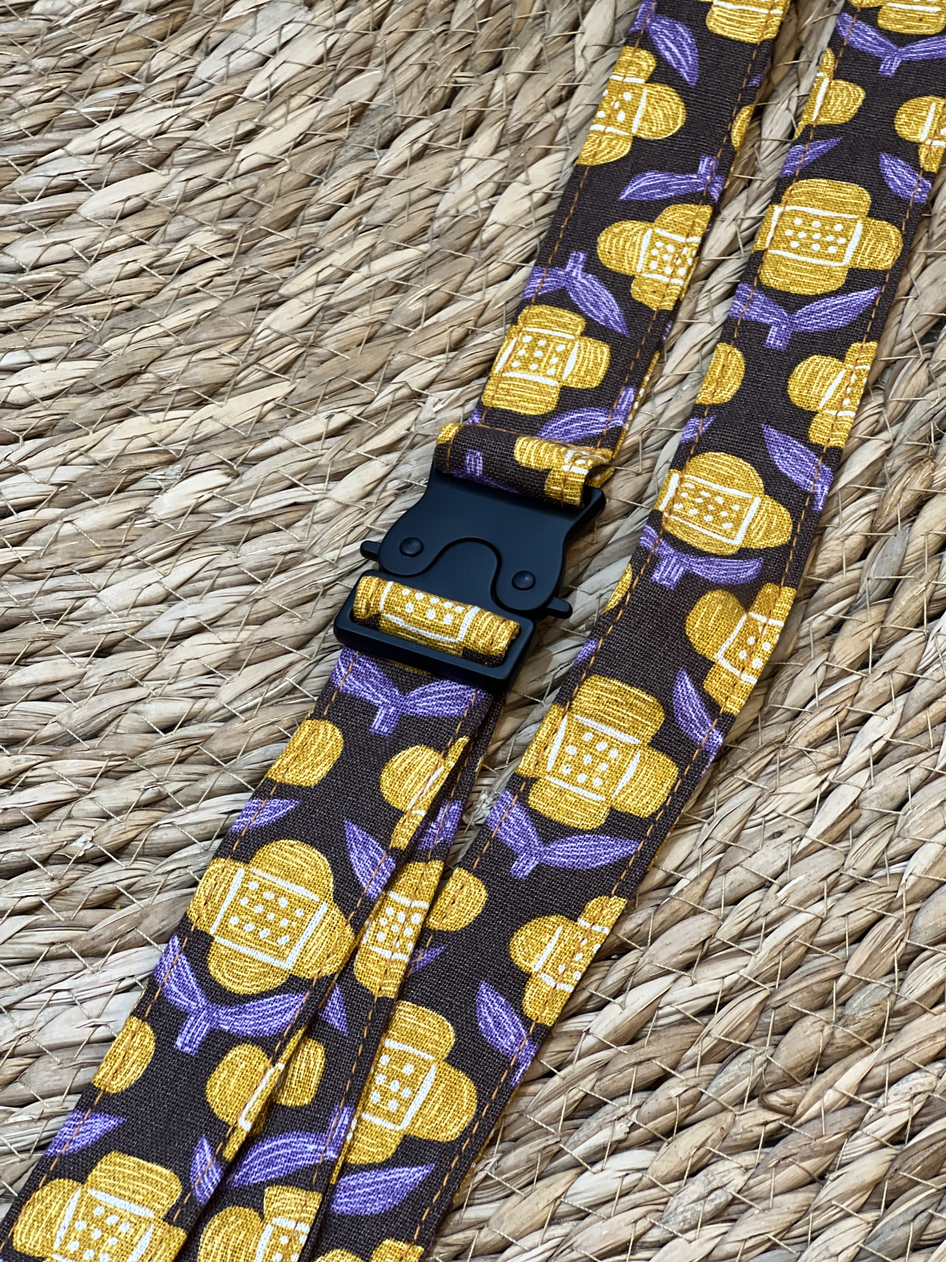 Cross Body Phone Charm 手機揹帶 | Japan Fabric | 小黃花