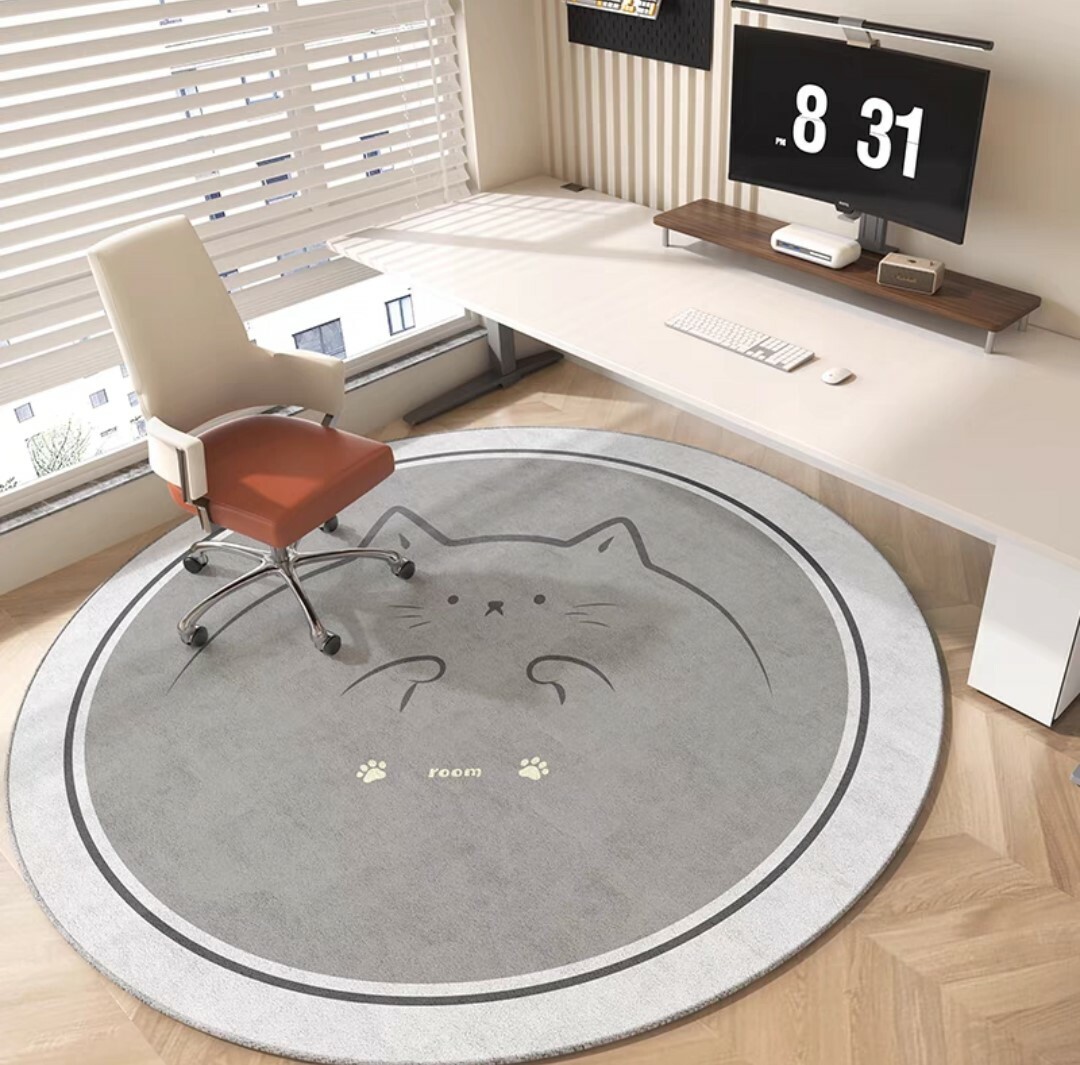 品味奢華風圓形地毯