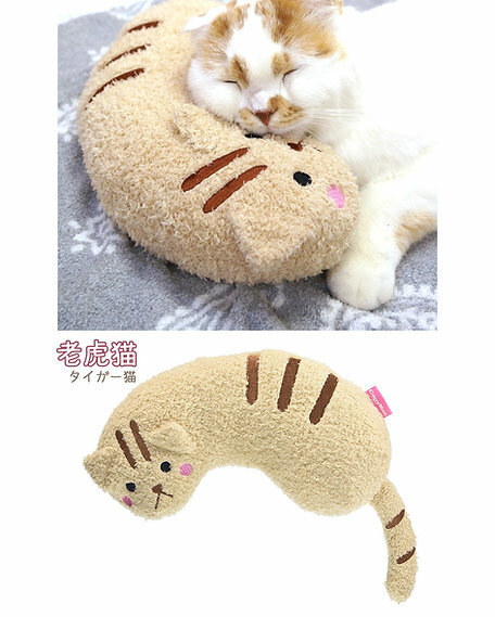 日本 CattyMan 超柔軟陪睡貓枕