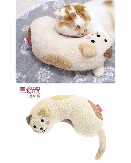 日本 CattyMan 超柔軟陪睡貓枕
