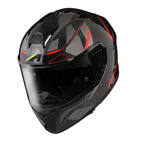 ASTONE GT6F 彩繪 YA2 黑紅 全罩 E.Q.R.S快拆設計 雙鏡片 碳纖維