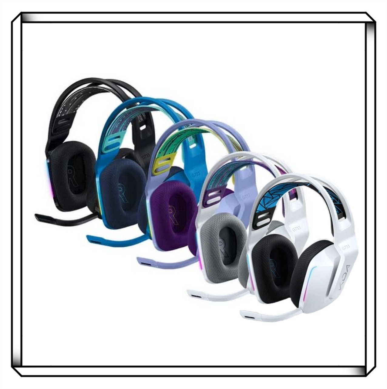 Logitech 羅技 G733 無線RGB炫光電競耳機麥克風