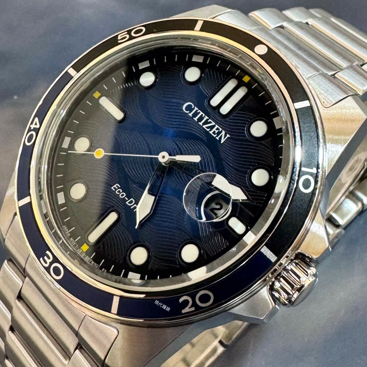 【CITIZEN 星辰】GENT'S系列 水波紋腕錶AW1810-85L 41.5mm 現代鐘錶