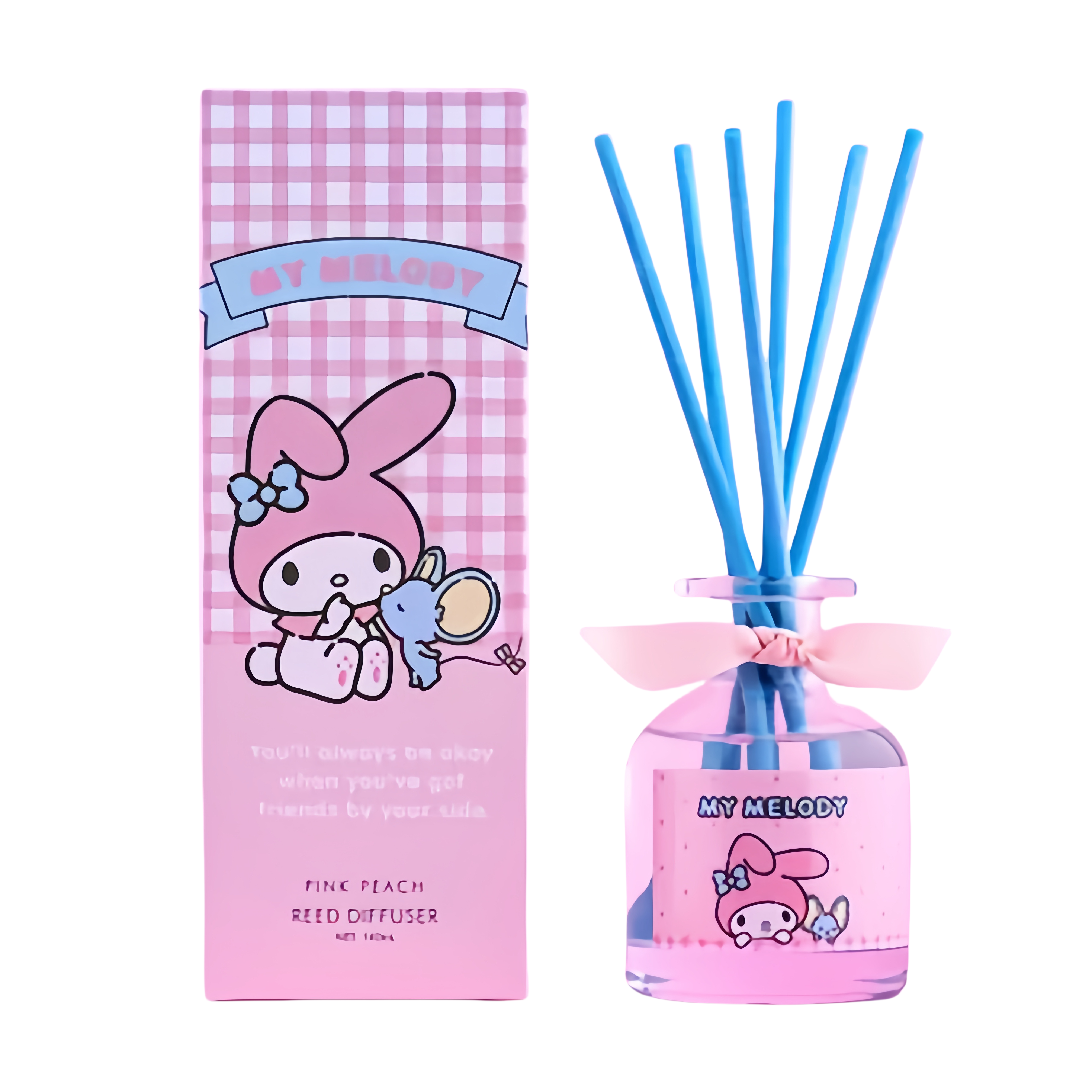 My Melody - 室內香薰棒套裝  (粉紅桃) 130ml