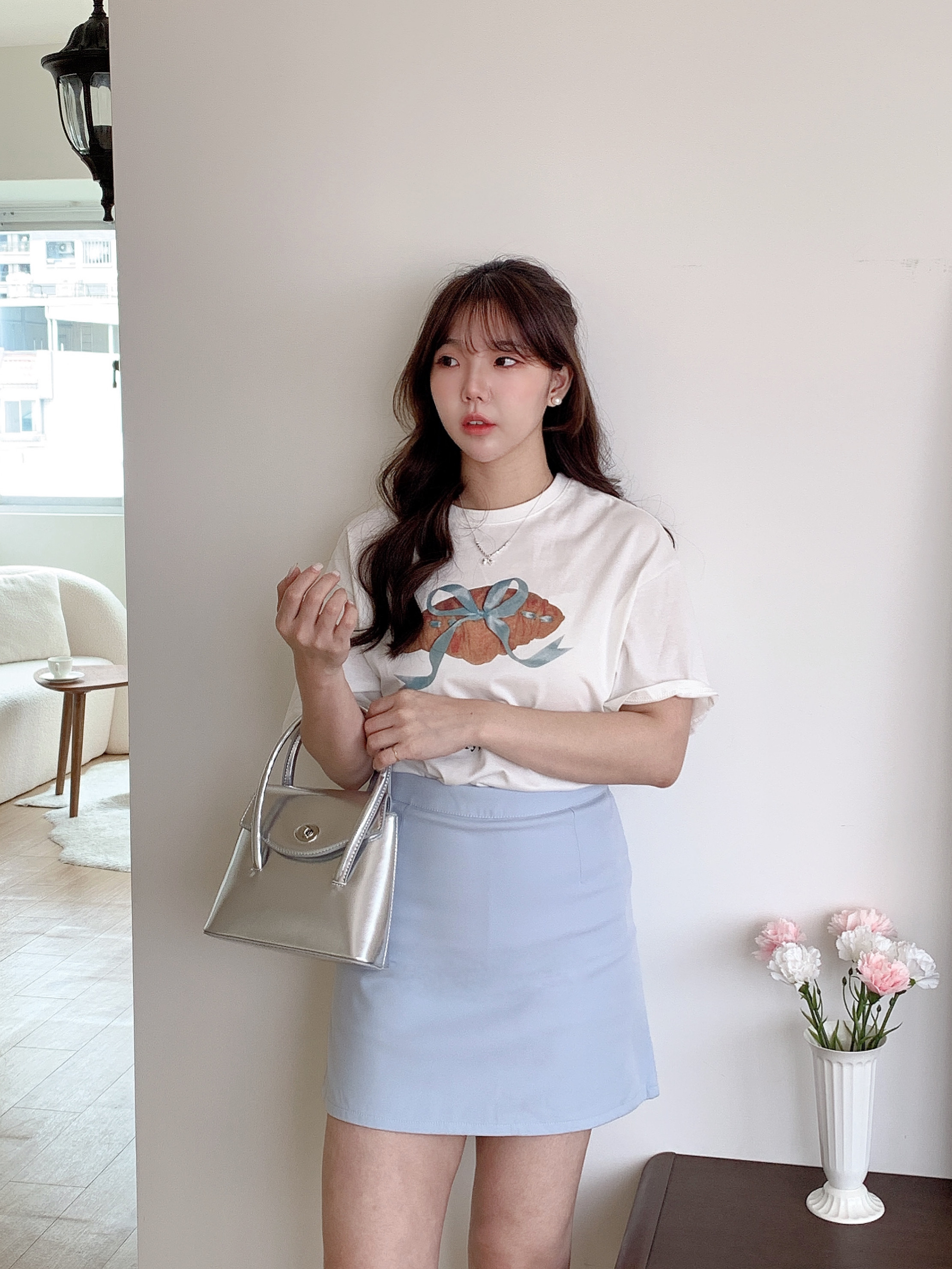 多色西裝Ａ字短裙  4色