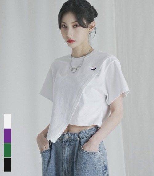 韓國連線🇰🇷Avandress 拼接短袖 拼接 短袖 五色/預購