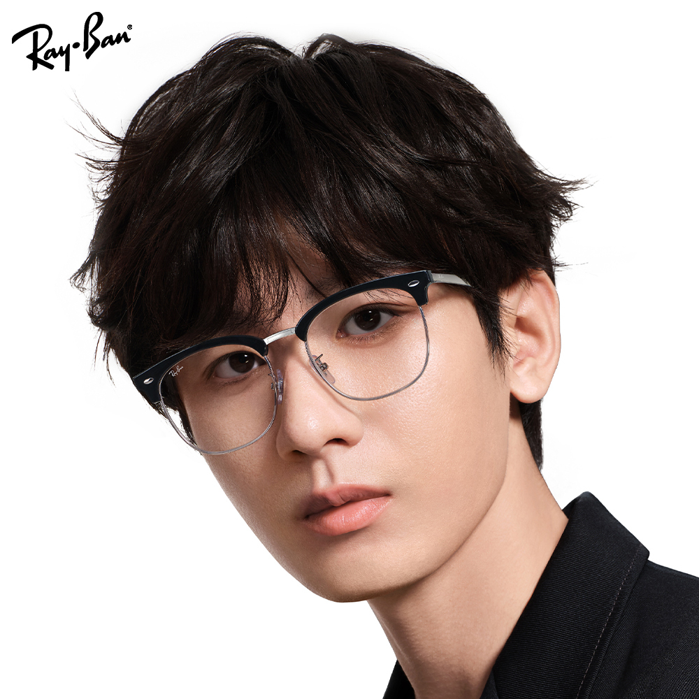 【RayBan】RB7318D 2000-54mm 眉框光學眼鏡♣ #成毅配戴款