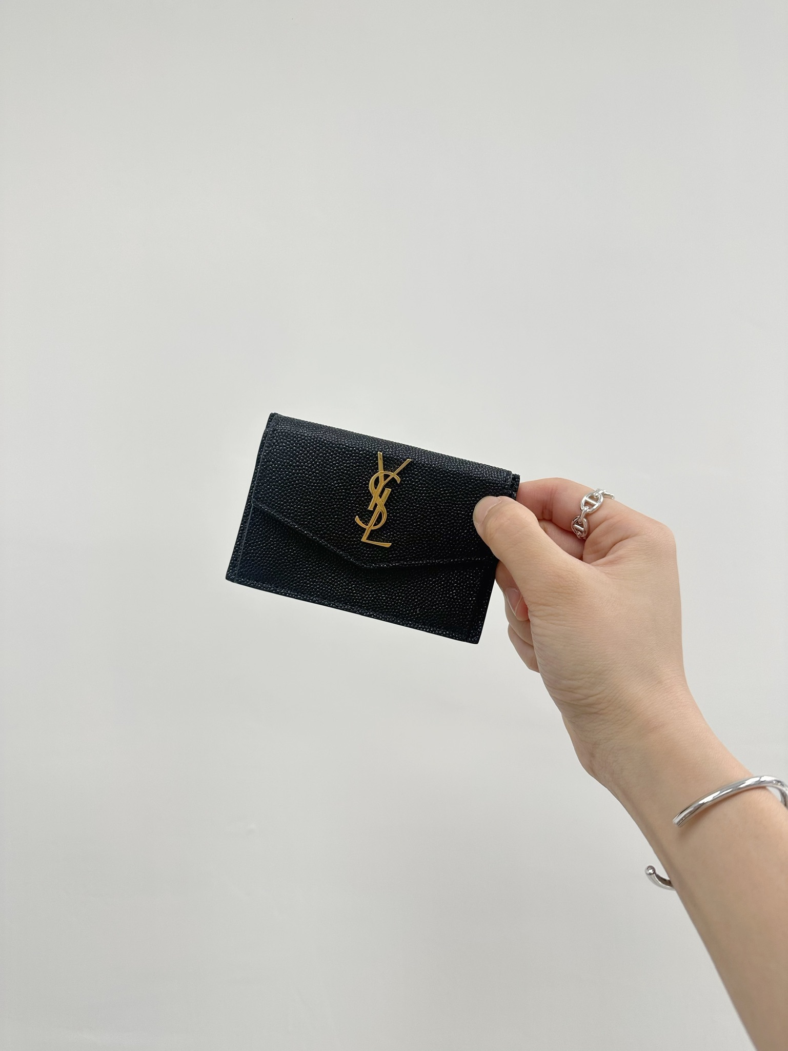 YSL Uptown Flap Card Case